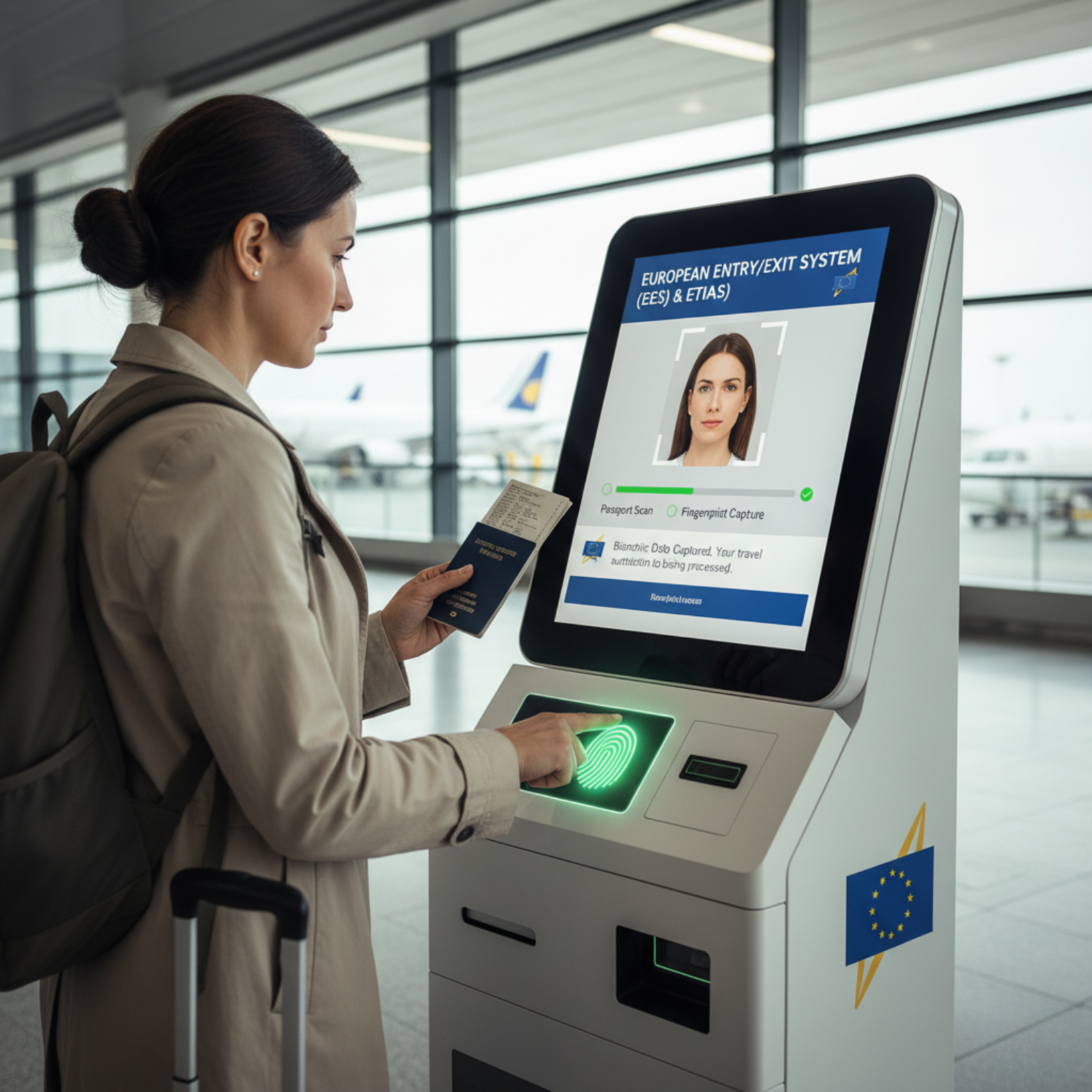 Inicio Adiós al Sello en el Pasaporte: El Nuevo Sistema Biométrico (EES) y ETIAS que Cambia la Experiencia de Viaje para Latinoamericanos en Europa